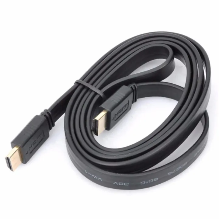 10%20meter%20High%20Speed%20dbl%20HDMI%20Cable%2010m%20Flat%20-%20Black%204k%20Supported%20-%20Image%202