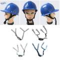 Chin Strap Quick Release Buckle Cupped Hard Hat Chin Strap Attachment Horizontal Hole Gray.