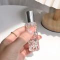 Glass Refillable perfume bottle Refillable Portable scent diffuser 8.5 * 2.2 cm High-end sample bottle for wear Gift for her/him Professional use On-the-go freshness Collector's item.