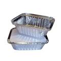 Aluminum Foil Box Food Pack 660ml Parcel Lunch box  50 pcs. 