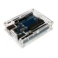 Arduino CASE Transparent ACRYLIC Case Arduino Uno R3 Case Protective Shell Gloss Plastic Box Water Clear Cover Acrylic Enclosure Arduino Uno R3 Case Adapters. 