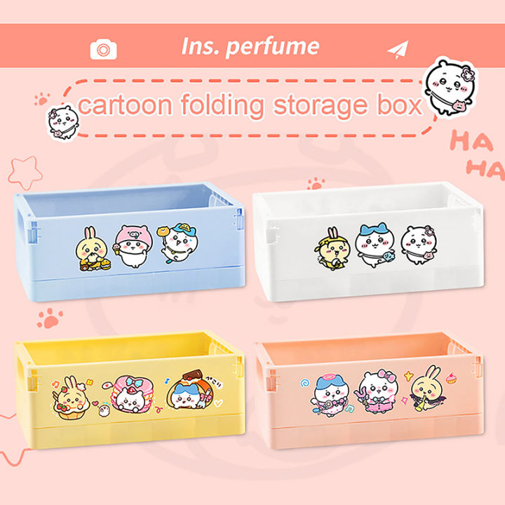 1PC%20Cartoon%20Girl%20Stationery%20Hair%20Clip%20Foldable%20Box%20Chikawa%20Hachiware%20Usagi%20Anime%20Kawaii%20Desktop%20Portable%20Storage%20Box%20Cosmetic%20-%20Image%206