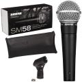 Shure SM58 Cardioid Dynamic Vocal Microphone with  3-pin XLR Connector. 