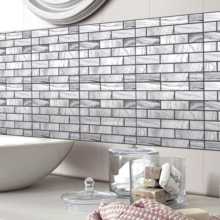%E3%80%90Wweirdoo%E3%80%911pcs%203%20Dimension%20Grey%20Brick%20Removable%20Self%20Adhesive%20Wallpaper%20Peel%20&%20Stick%20PVC%20Wall%20Stickers%20for%20Room%20Bathroom%20Kitchen%20Countertop%20-%20Image%204