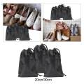 3 Pieces Shoes Bag Travel Shoe Bags Polyester Portable Shoe Bags Drawstring for Shoes Sundries. 
