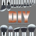 Retail JAF Custom Makeup Brush Set DIY Synthetic make up brush kit foundation brush eye shadow fan brushes eyeshadow. 