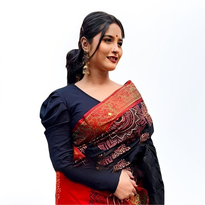 Fashionable Cotton Full Hata Crop Top Blouse for Women