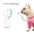 480 ML rtable Pet Water Bottle For s French Bull Pug Travel Puppy  Drinking Bowl Outdoor Pet Water Dispenser Feeder - Black - 480 ML. 