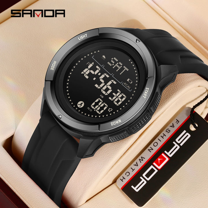 Sanda%20Multi%20functional%20Mileage%20Calorie%20Outdoor%20Sports%20Simple%20Waterproof%20LED%20Men's%20Watch%20SD2197-6%20-%20Image%203