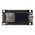 Development Board PCB Development Board ESP8266 with 0.96 Inch OLED Display,CH-340,ESP-12E WiFi Module for IDE/Micropython Programming. 