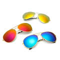 3026 Polarized 3025 Classic Reflective Color Film Colorful Trendy Sunglasses.