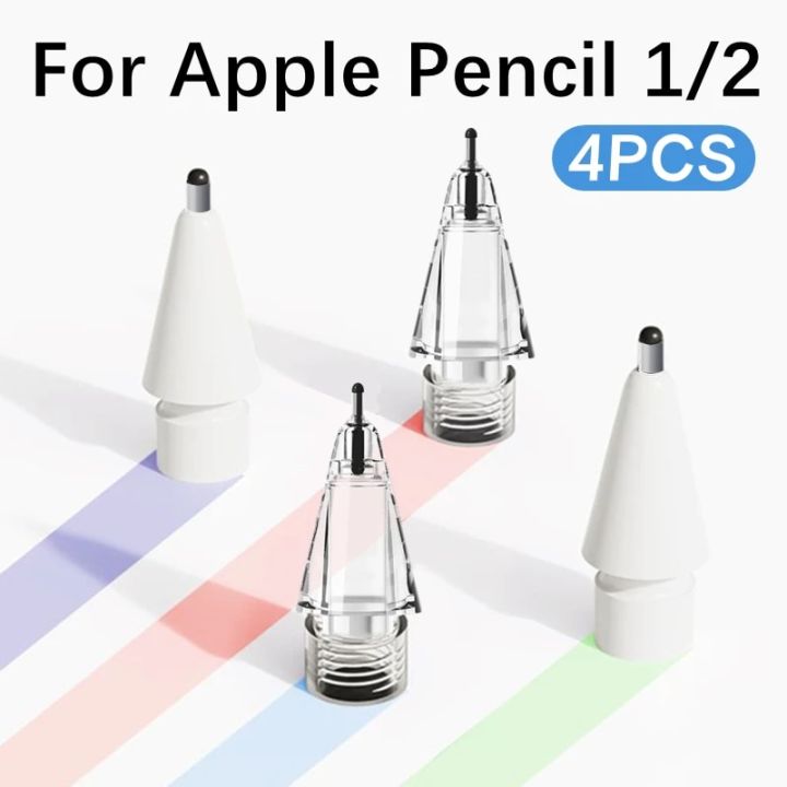 4B 2B Clear Pencil Tips Replacement Nib For Apple Pencil 1/2 Gen