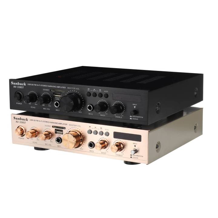 SUNBUCK%202000W%2050/60Hz%20HIFI%20Digital%20Stereo%20Audio%20Power%20Amplifier%20Speaker%205%20Channel%20Support%202%20Microphone%20AUX%20Input%20AV-338ST%20-%20Black%20-%20Image%208