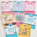 Cute 2023 rabbit desktop calendar student cartoon mini calendar unicorn Hello Kitty Gemini Doraemon Snoopy melody stitch cinnamoroll purin dog. 