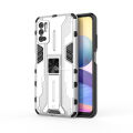 Quiberk for Xiaomi POCO M3 Pro 5G Camera Protection Stand Phone Case Shockproof Hard Matte Back Cover.