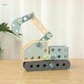 Nut Disassembly Toy, Pretend Game Tool, Creative Fine Motor Skills, Kids Construction Toy Set, Wooden Tool Set for Indoor Role Education.