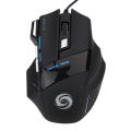 HXSJ 3200 DPI 7 Button 7D LED Optical USB Wired Gaming Mouse Mice for Laptop PC Professional Gamer Adjustable Black. 