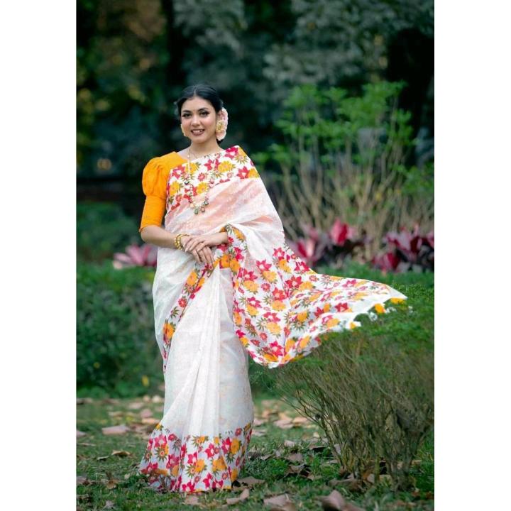 Puja New Half Silk Saree for Women