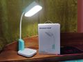 Weidasi WD-6076 Rechargeable led Desk Table Lamp with Adjustable Brightness and Angle Eye-caring Office Bedroom Reading Rotary Switch Control Type C Charging. 