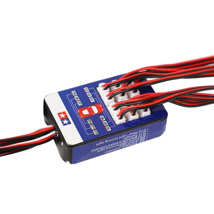 ICQURBT%202X%2012%20LED%20Lighting%20Kit%20Steering%20Brake%20Simulation%20Flash%20Light%20for%201/10%20Scale%20Models%20RC%20Car%20Yokomo%20Tamiya%20HSP%20HPI%20AXIAL%20-%20Image%205