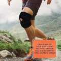 Knee Adjustable Sports Training Elastic Patella Sports Leg Support Brace Knee-Pad Hole Breathable Safety Guard Strap.