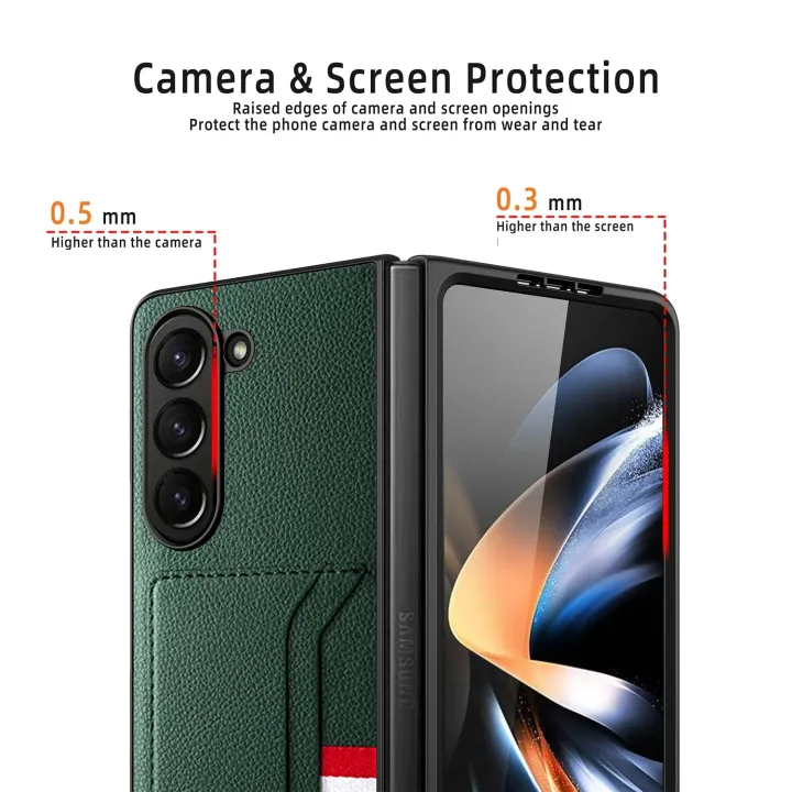 Anti-scratch%20Card%20Holder%20Leather%20Case%20for%20Samsung%20Galaxy%20Z%20Fold5%20Fold%205%204%20Fold4%20Fold3%20Fold2%20Fold%203%202%20Business%20Phone%20Bag%20Funda%20Alien%20Alien%20-%20Image%205