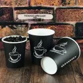 Disposable Thickened Paper Cups Heat Resistant Anti-scalding For Hot Beverages Like Coffee Tea Lid Wholesale. 