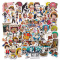 10/25/50/100pcs Anime Luffy One Piece Stickers for Laptop Skateboard Guitar Notebook Suitcase Waterproof Sticker Decal Kid Toy.