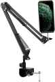 Overhead Video Stand ( Tab Holder & Phone Holder - ট্যাব হোল্ডার এবং ফোন হোল্ডার ) Articulating Arm Phone / Tab Mount Table Top Chroma Lives Scissor Boom Arm Articulating Phone Stand Tablet Tab Holder for Streaming Phone Baking Crafting. 