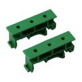 20Pcs DRG-01 PCB for DIN 35 Rail Mount Mounting Support Adapter Circuit Board Bracket Holder Carrier Clips Connectors.