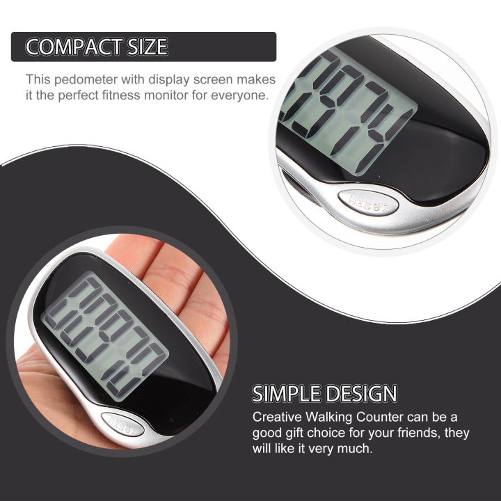 Walking%20and%20Running%20Pedometer%20Large%20Screen%20(black)%20Passometer%20Major%20Outdoor%20Counter%20for%20Fitness%20Abs%20Professional%20Step%20-%20Image%203