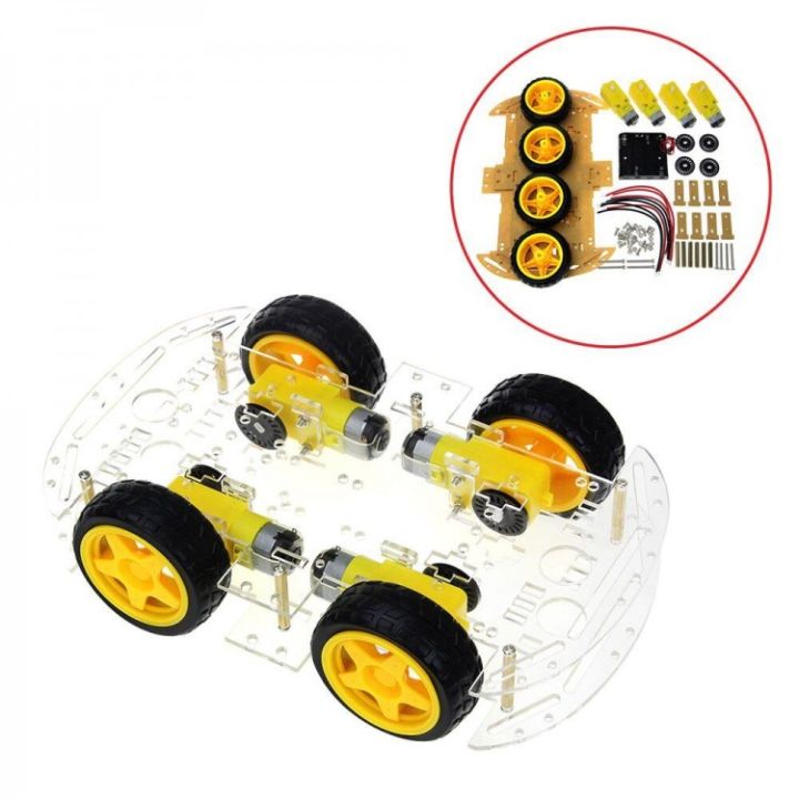 4%20Wheel%20Robot%20Car%20Chassis%20Kit%20-%20Image%202