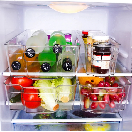 Kitchen%20Transparent%20Crisper%20Stackable%20Drawer%20Type%20Refrigerator%20Storage%20Box%20Food%20Sorting%20Draining%20Crisper%20For%20Vegetable%201Pcs%20-%20Image%204