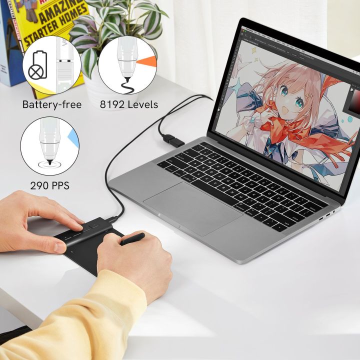 New%20VEIKK%20Creator%20Pop%20VK430%204x3%20Inch%20Ultra-thin%20Portable%20OU!%20Tablet%20Digital%20Drawing%20Tablet%20Graphic%20Tablet%20with%208192%20Level%20tylu%20and%204%20Cutomized%20Expre%20Key%20-%20Image%205