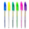 Econo Full Time Ball Pen Black color Ink (Pack of 18 Pens). 