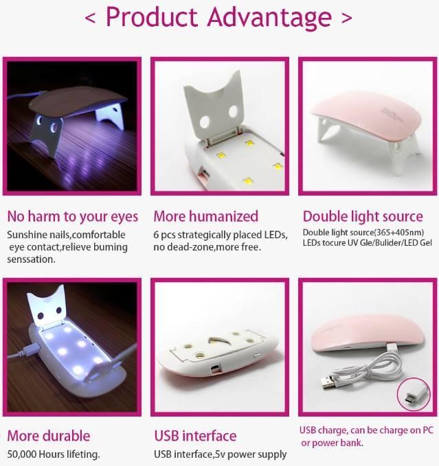 SUNmini%20Portable%20USB%20UV%20LED%20Lamp%20Nail%20Polish%20Dryer%20Manicure%20Machine%20-%20Image%204