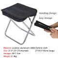 Aluminum Alloy Mini Folding Stool Chair for Camping and Outdoors / Fishing Chair.