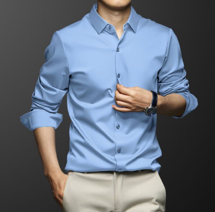 Men's New Fashionable Trendy Good Looking Long Sleeve Formal Shirts By BD eStyler