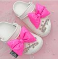 Multiple Colors Bow Shoe Charms Designer DIY Fashion Elegant Shoe Charms for Crocs All-match Vintage Shoe Buckle Decorations New. 