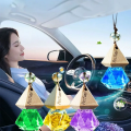 Car Freshener Hanging with - Long-Lasting Essential Oils Bottle with Wooden Lid 1 Pcs.