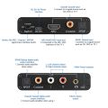 DAC Audio Converter ARC Audio Extractor -Compatible Optical.