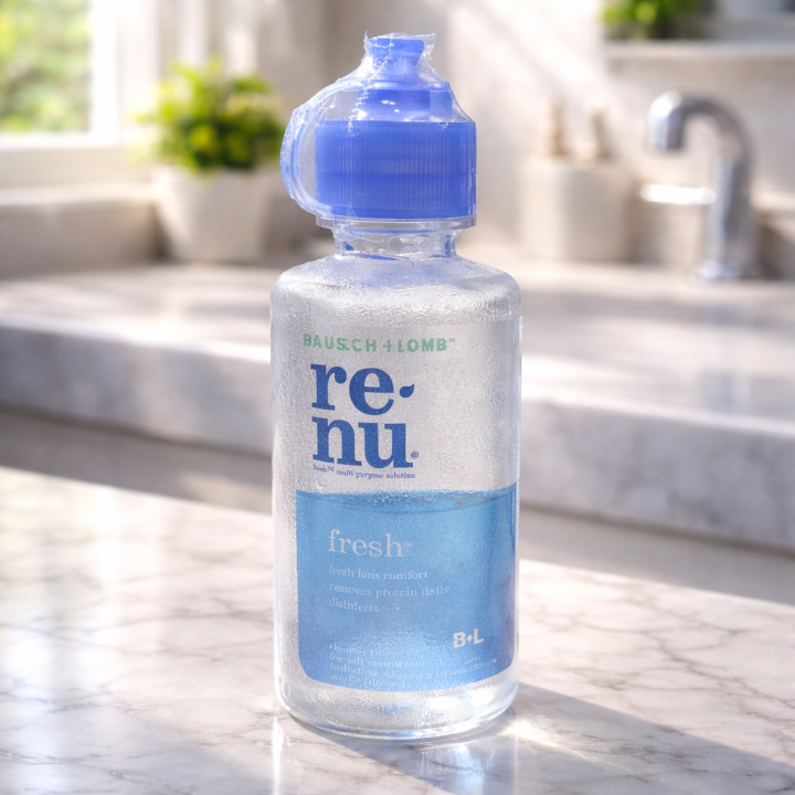 New Contact Lens Renu Solution water 120ml , Lens water, lens solution SR for all type of contact lens #Renu