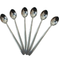 Steel Long Pickle Spoon 6 PIECES.