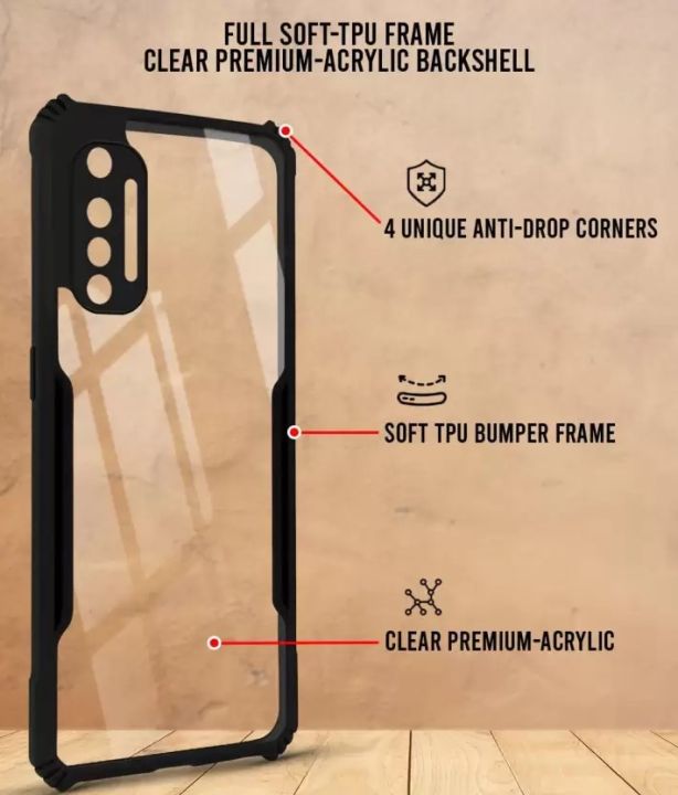 Back%20Cover%20for%20Realme%20XT/Realme%20X2/Realme%20K5%20(Transparent,Black)%20-%20Image%203