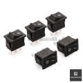 3 Pcs ON OFF Rocker Switch 3 Pin Black Color for Power Rocker Switches. 