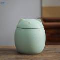 Tea Canister with Airtight Lid for Loose Tea and Tea Bags, 50g Capacity Small Kitchen Canisters for. 