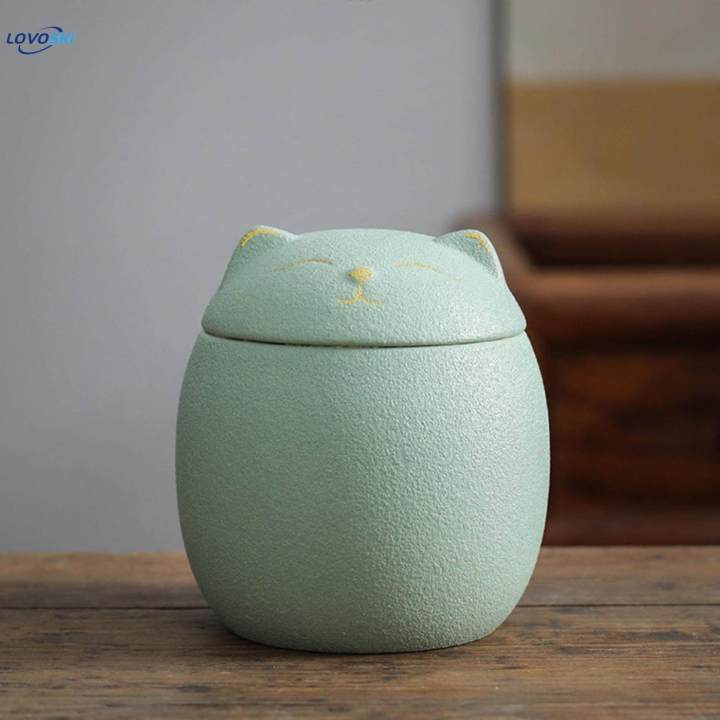 Tea Canister with Airtight Lid for Loose Tea and Tea Bags, 50g Capacity Small Kitchen Canisters for