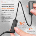Bluetooth 5.1 Earphones Sports Wireless Headset Ear-hook Bone Conduction Stereo HIFI Headphones with Microphone. 