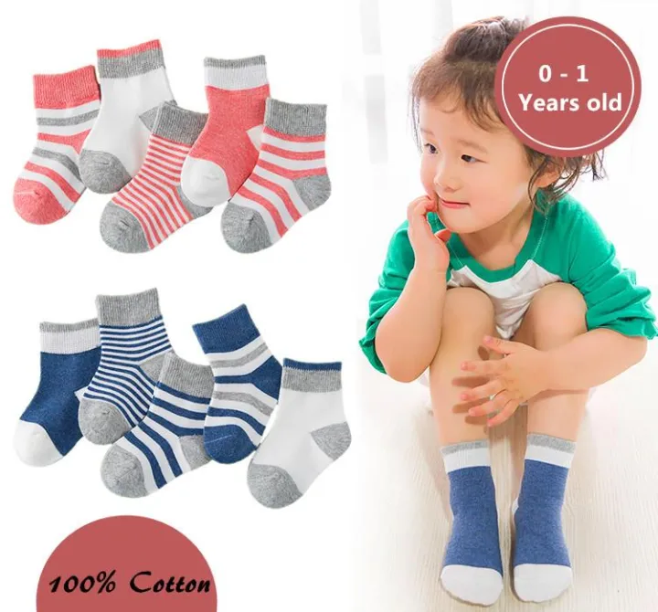 Newborn%20Cartoon%20Anti-Slip%20Baby%20Socks%20-%205Pair%20-%20Image%207