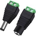 DC Power Connector 5mm x 2.1mm 12V Power Jack Plug Adapter Connector [2PC]. 